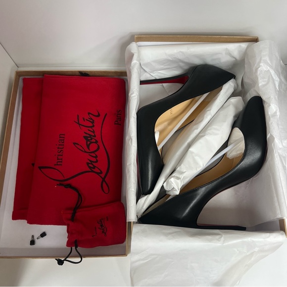 Christian Louboutin Pigalle Plato 100 Patent Leather Pumps - Picture 10 of 15